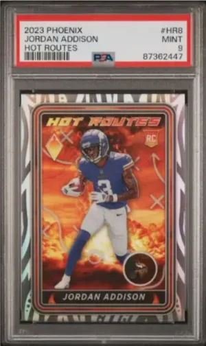 2023 Panini Phoenix - Hot Routes #HR-8 Jordan Addison (RC) front